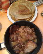 Драник из картофеля со свининой