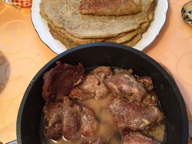 Рецепт драника из картофеля со свининой