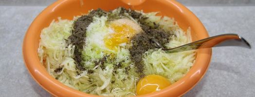 драники из кабачков на сковороде. Шаг 5