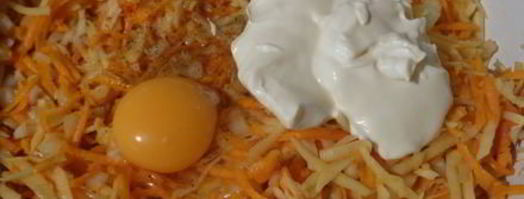 драники картофельные с тыквой. Шаг 7