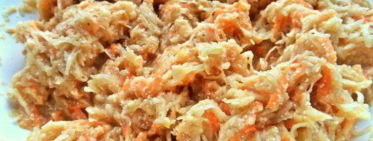 драники морковно-картофельные с килечкой. Шаг 4