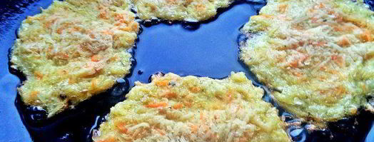 драники морковно-картофельные с килечкой. Шаг 5