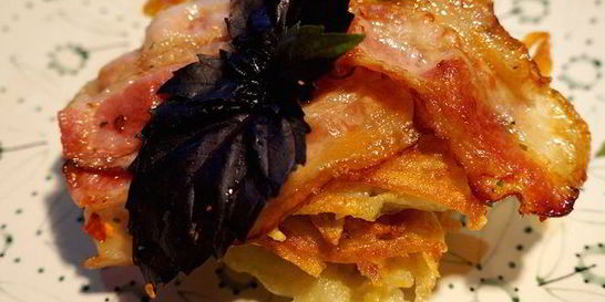 Драники с беконом