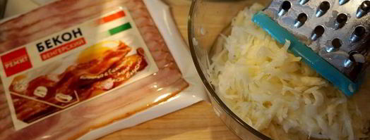 драники с беконом. Шаг 3