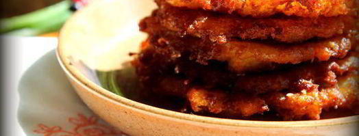 драники с чесноком. Шаг 7