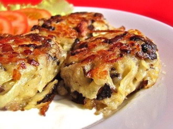 Рецепт драников с грибами