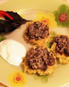 Драники с грибочками