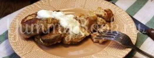 драники с мясом в горшочках. Шаг 11