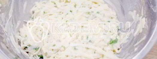 драники с сыром и зеленью. Шаг 6