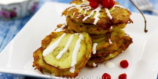 Драники с яблоком
