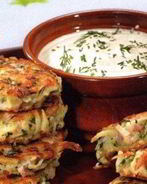 Драники с зеленью и сыром