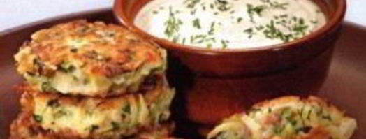 драники с зеленью и сыром. Шаг 4