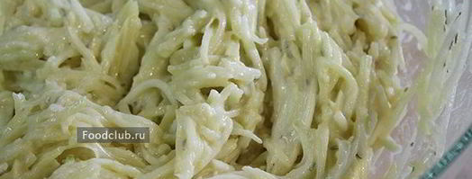 драники со сметано-грибным соусом. Шаг 3