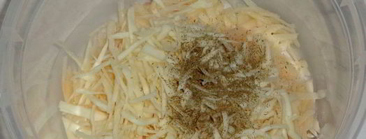 картофельные драники с капустой. Шаг 4