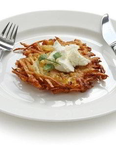 Картофельные драники с репой