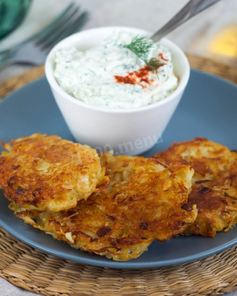 Картофельные драники с сыром