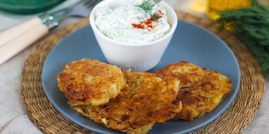 Картофельные драники с сыром