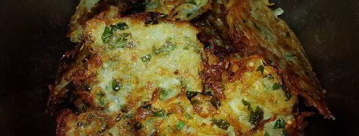 постные драники с зеленью и чесноком. Шаг 5