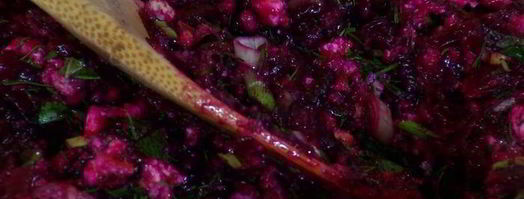 свекольные драники с брынзой. Шаг 6