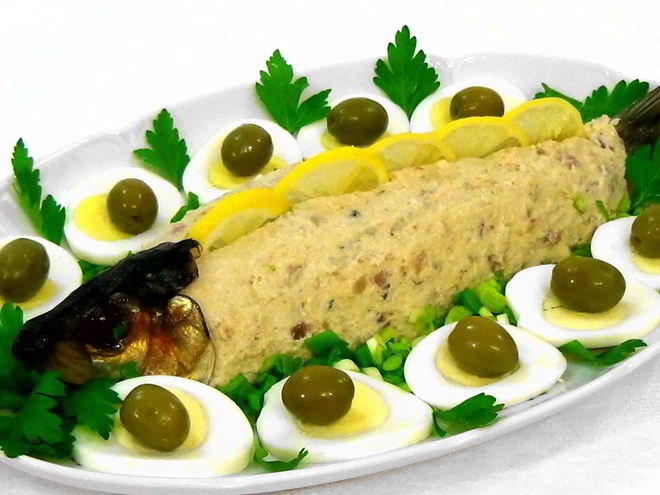 Рецепт форшмака из сельди праздничный