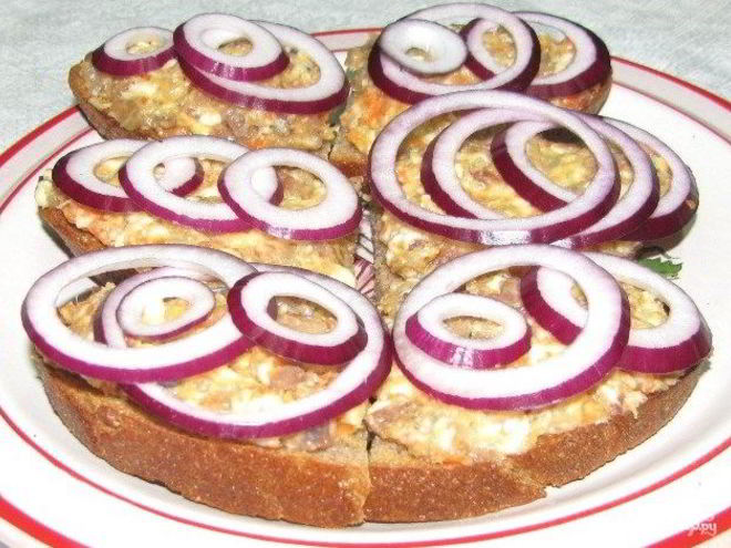 Рецепт форшмака с морковью и плавленным сыром