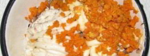 форшмак с морковью и плавленным сыром. Шаг 3