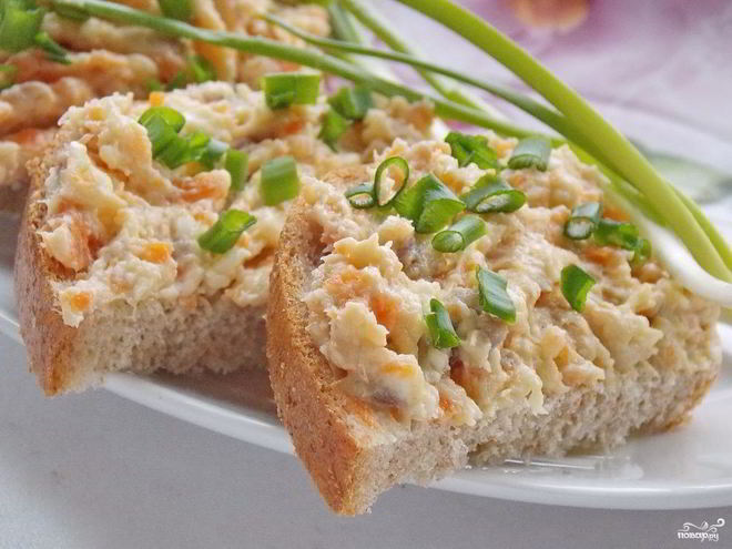 Рецепт форшмака с морковью