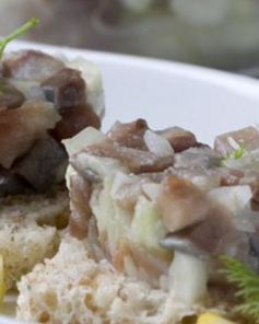 Форшмак с яблоками