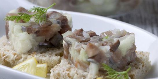 Форшмак с яблоками