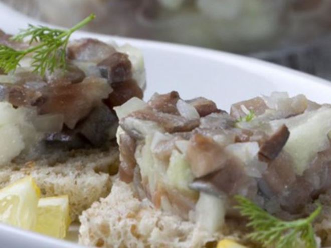 Рецепт форшмака с яблоками