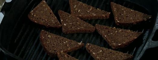 форшмак с зерновым хлебом. Шаг 3