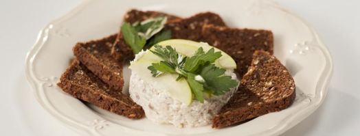 форшмак с зерновым хлебом. Шаг 5