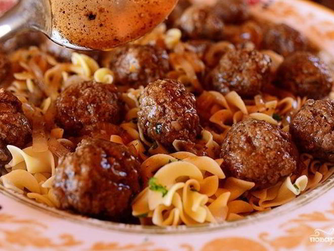 Рецепт английских фрикаделек