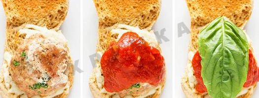 булочки с фрикадельками из индейки в духовке. Шаг 3