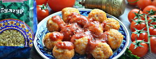 фрикадельки из булгура в томатном соусе. Шаг 8