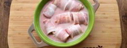 фрикадельки с беконом в сливочно-томатном соусе. Шаг 4