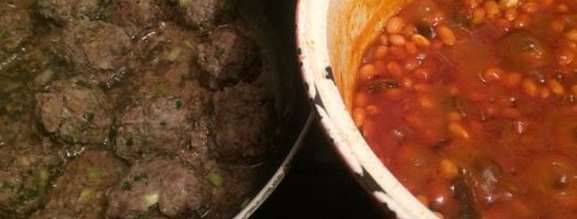 фрикадельки с белой фасолью. Шаг 4