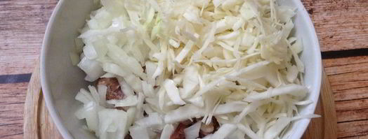 фрикадельки с капустой в духовке. Шаг 4