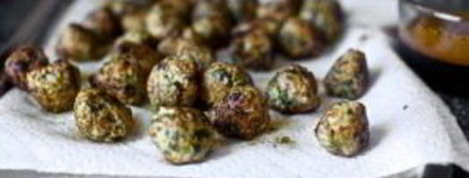 фрикадельки с луком и имбирным соусом. Шаг 4