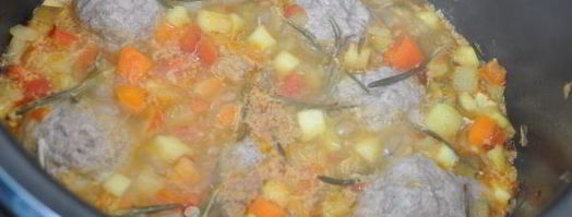 фрикадельки с овощами и розмарином. Шаг 11