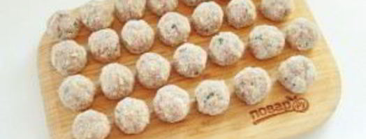 фрикадельки с пармезаном и миндалем. Шаг 8