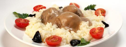 фрикадельки с рисом и школьной подливой. Шаг 6