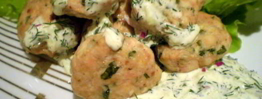 фрикадельки с цедрой лимона и огуречным соусом. Шаг 16