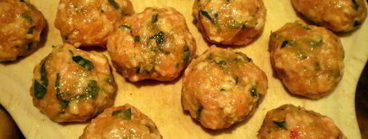 фрикадельки с цедрой лимона и огуречным соусом. Шаг 9