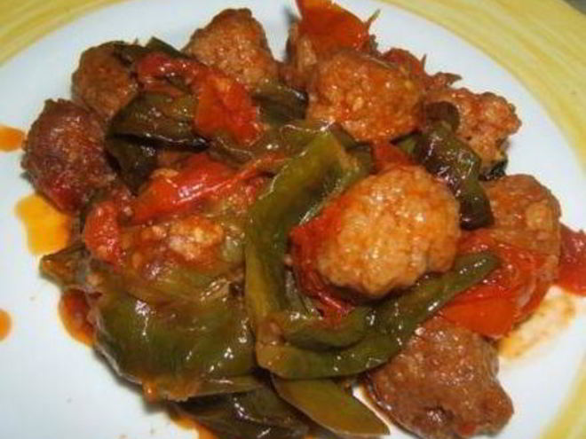 Рецепт фрикаделек с зелеными перчиками