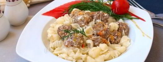 фрикадельки в сливочном соусе. Шаг 8