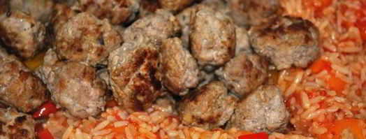 котлетки-фрикадельки с рисом и овощами. Шаг 7