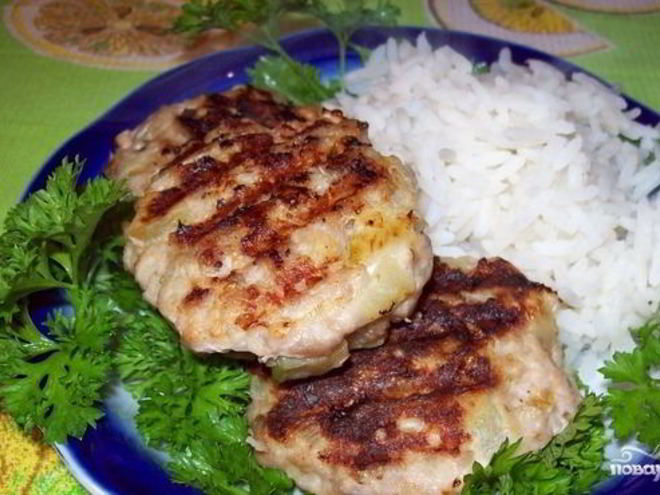 Рецепт куриных фрикаделек-гриля