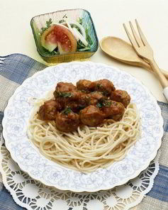 Куриные фрикадельки в соевом соусе