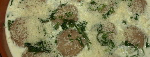 куриные фрикадельки, запеченные в сливках. Шаг 9